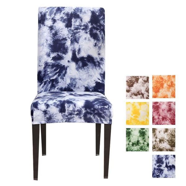 

spandex elastic chair cover universal home kitchen covers graffiti style chairs protector for dining room el