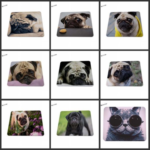 

mouse pads & wrist rests mairuige animal vivid pug no overlock gaming rubber dog pad silicon mat 180 * 220mm