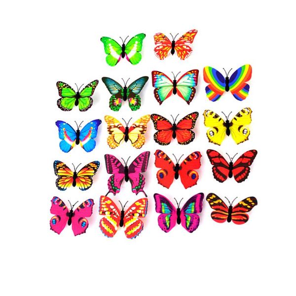 

wall stickers style 8pcs 3d butterfly sticker on the home decor butterflies for decoration magnet fridge random color