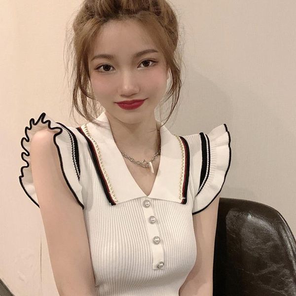 

women's tanks & camis shintimes summer for women 2021 fashion beading tank knitted camisole woman clothes casual female haut f, White