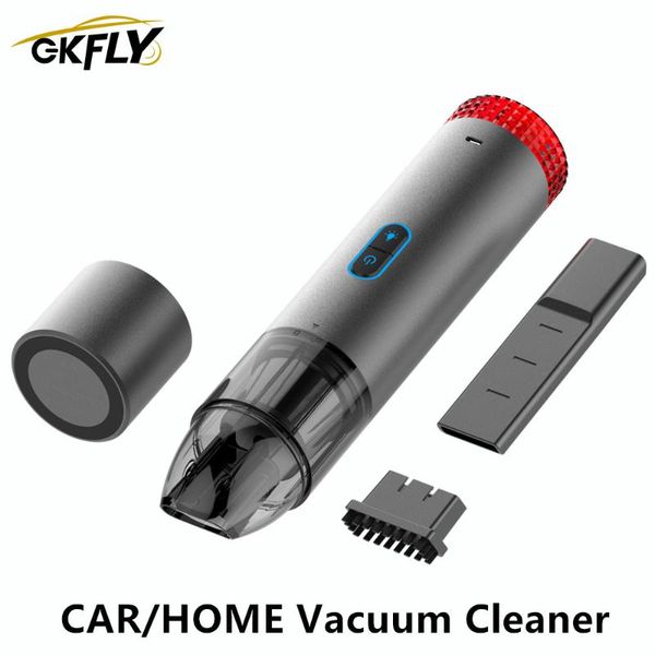 

vacuum cleaner gkfly 60w wireless car 4000pa wet dry dual use handheld portable mini with built-in battrer