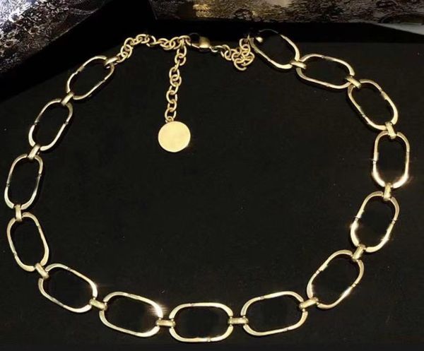 

fashion round gold chain necklace chokers for women party lovers gift hip hop jewelry with box, Golden;silver
