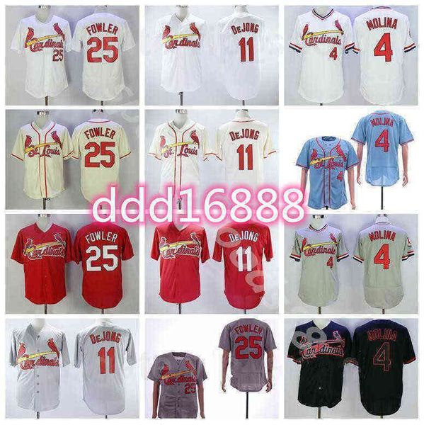 

cardinal baseball style 25 dexter fowler jersey 4 yadier molina paul dejong stitched red white grey beige pullover flexbase clearance, Black