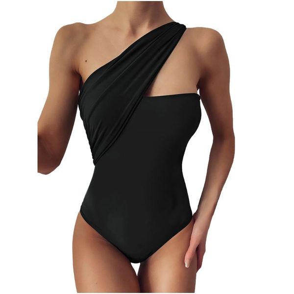 

women's swimwear swimsuit nylon swim wear women 2021 bikini solid set filled bra beachwear drop csv, White;black