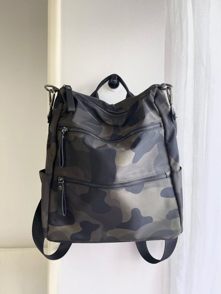 

backpack style korean camouflage fashion waterproof nylon cloth large capacity shoulder messenger bags
