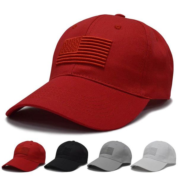 Açık Hava Şapkaları 2021 Beyzbol Kapı En Kalite ABD Bayrak Erkek Kadınlar Kartal Snapback Sıradan Güneş Golf Şapka Trucker Gorras