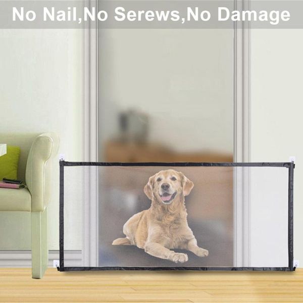 

kennels & pens pet dog fence safety isolation net door baby indoor outdoor gate