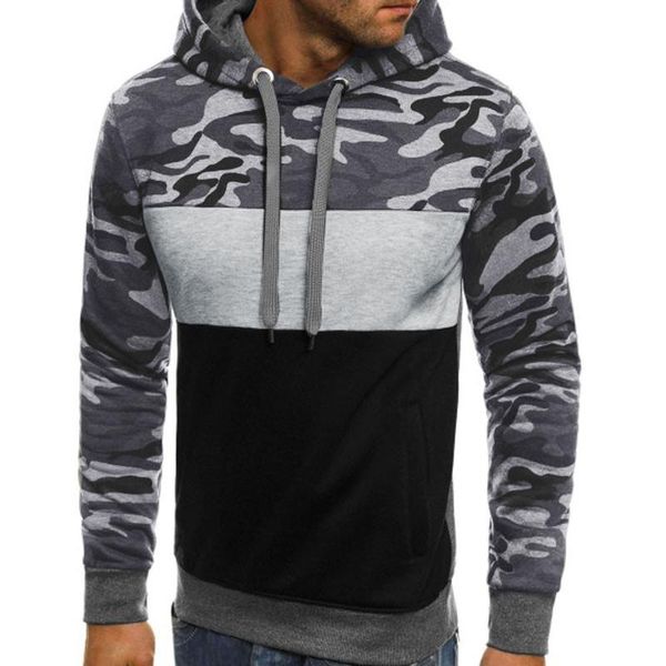 

men's hoodies & sweatshirts men's fashion long-sleeved sweatershirt round neck gradien color printing blouse hip hop winter men, Black