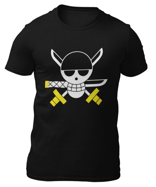 

t-shirt-one piece zoro-t-shirt -, White;black
