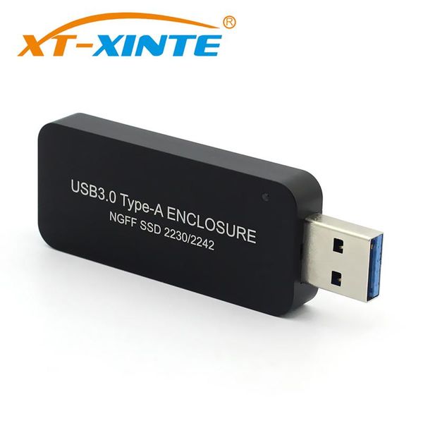 

hubs xt-xinte usb3.0 lm-741u type-a to ngff ssd enclosure without cable for 2230 or 2242 mgff(m.2)