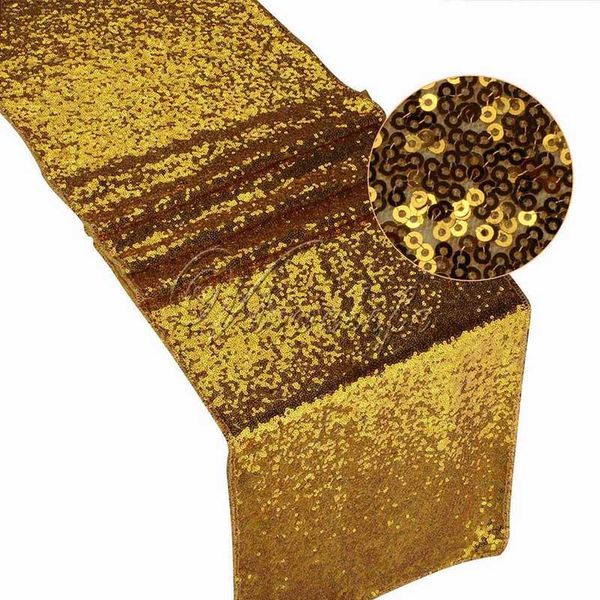 

table cloth sparkly sequin runner rose gold silver luxury tablecloth rectangular cover wedding decoration