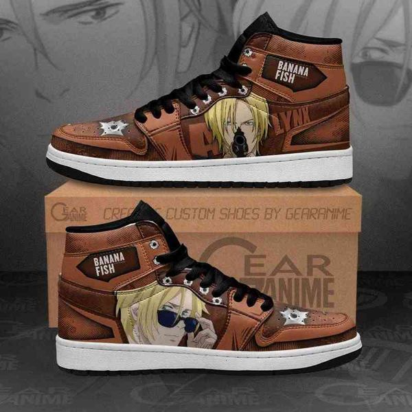 

ash lynx sneakers banana fish anime sho, Black