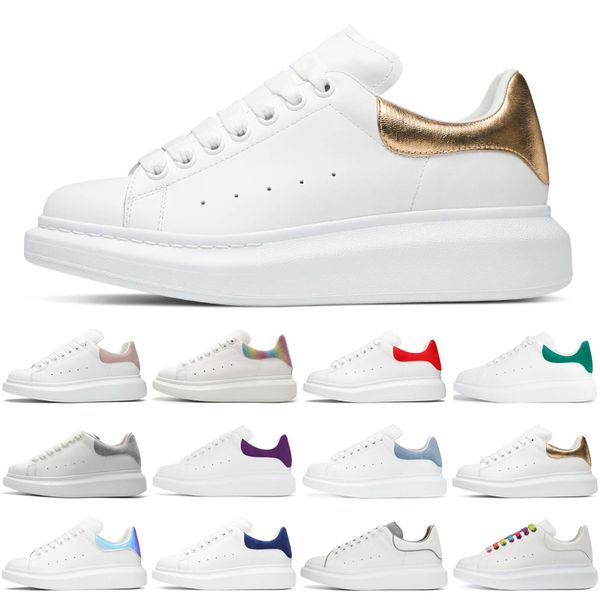 

platform casual shoes designer sneakers men women luxury black suede leather multicolor reflective triple white royal blue red mens outdoor