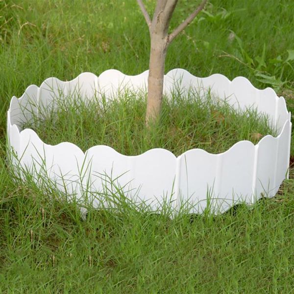 

fencing, trellis & gates outdoor small fence fences easy to install plastic white high-quality pp resin durable balcony decoration lawn gard