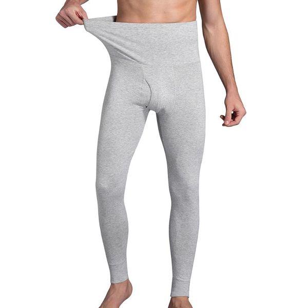 

men's sleepwear 7xl mens thermal underwear bottoms thin high waist long johns pants pijamas shapers autumn warm nightwear, Black;brown