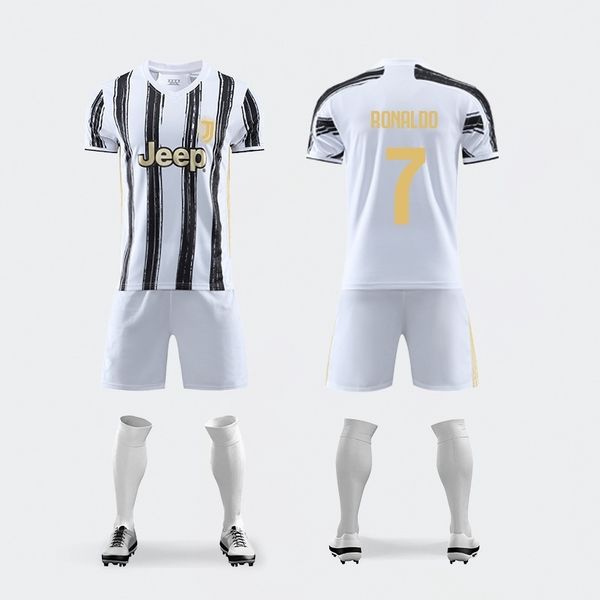 

2021 football sports suit men's home and away match training kit customized, Gray