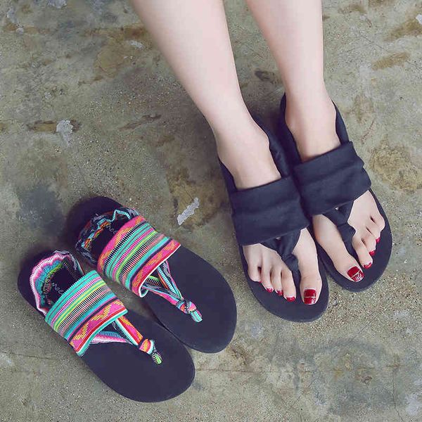 

sandals summer women slippers fashion anti-skid flip flops woman shoes, Black