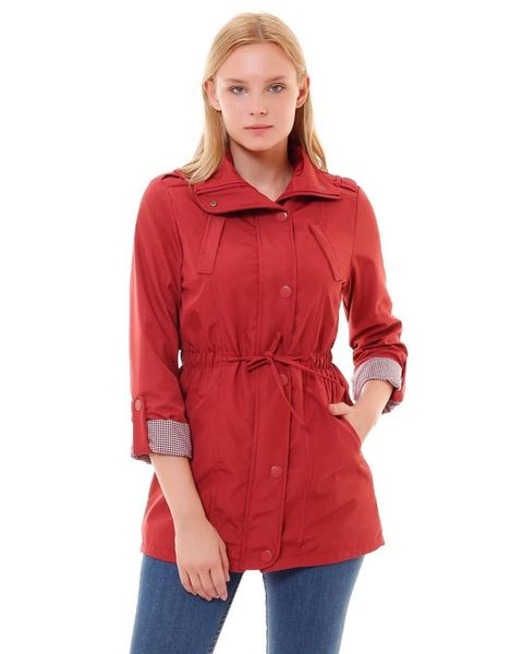 

women's trench coats coat winter single piece rope detail, Tan;black