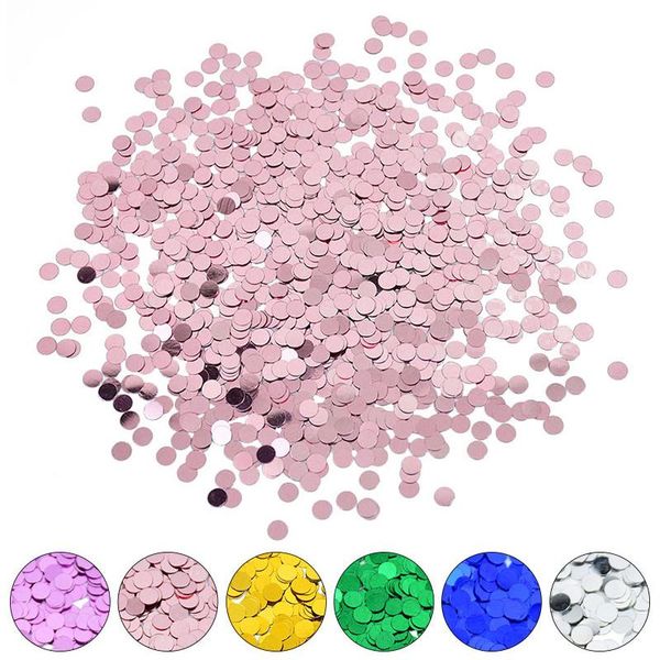 

15g/bag rose gold plastic confetti for wedding birthday party table decorations anniversary baby shower favors balloon decoration