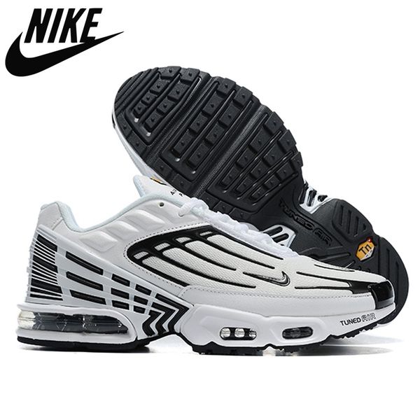 

new tn 3 plus running shoes for men women black iridescent bred core white fire red hyper violet laser blue neon sneakers trainers size 36-4