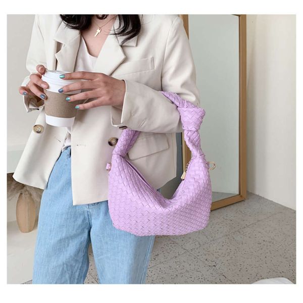 

designer luxurywoven handbag net celebrity small bag handbag bag pure color pu female bag 2021 new designer one shoulder underarm wrist