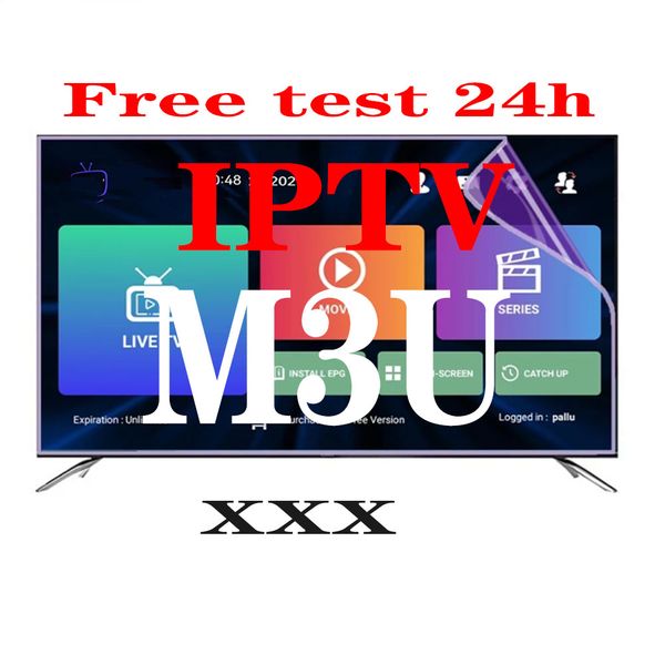 

support android. apple system. smart tv. iptv m3u with 19,000 channels worldwide. 24-hour test