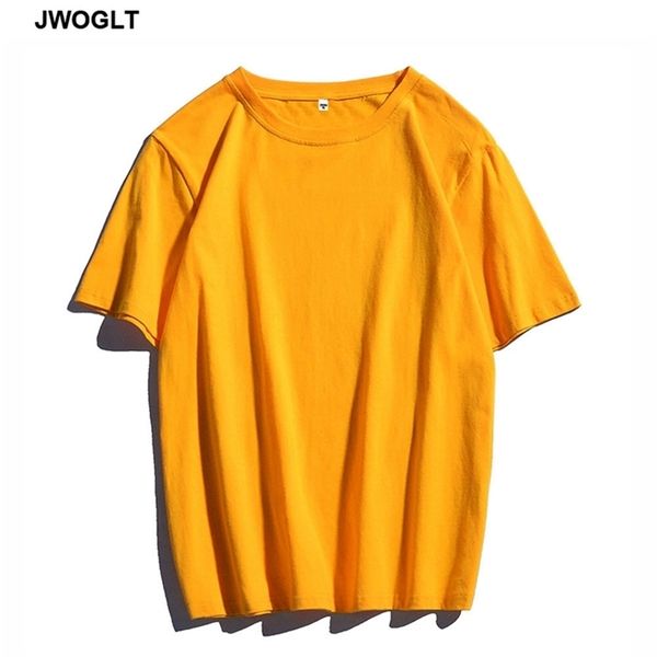 

summer 100% cotton soft mens t shirts casual short sleeve o-neck regular fit black white yellow basic tees m-4xl 220302, White;black
