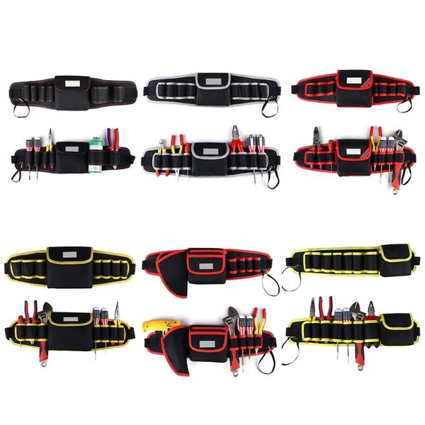 

electrician drill tool bag waist pocket pouch belt storage holder maintenance kit bags