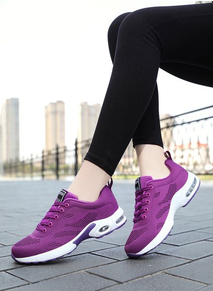 

women's shoes autumn 2021 new breathable soft-soled running shoes korean casual air cushion sports shoe women pm126