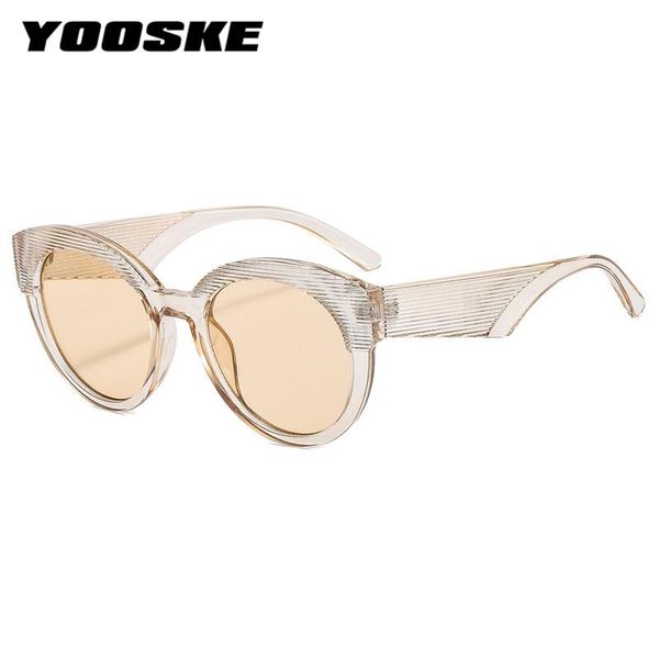 

sunglasses yooske vintage round women men brand design luxury fashion sun glasses shades uv400 big frame eyewear, White;black