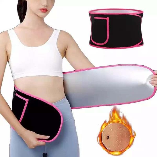 

women's shapers waist trimmer trainer belt for women men sportwear sweat workout body shaper sauna, Black;white