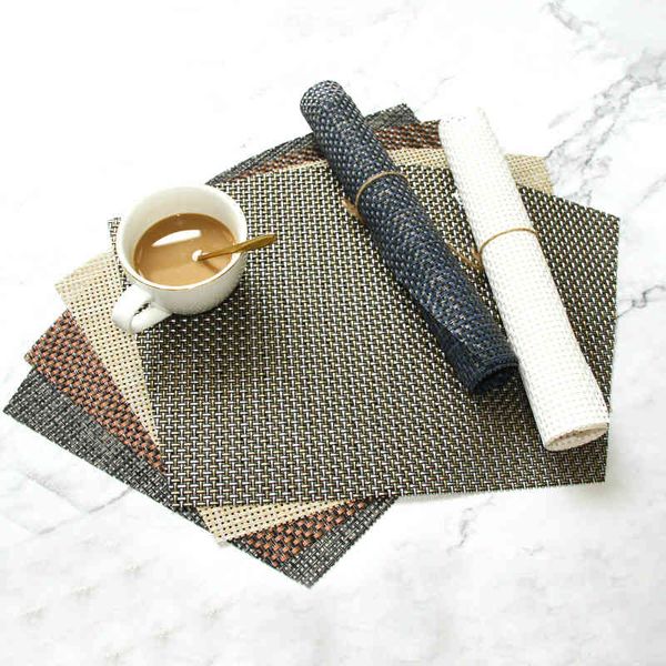

new fan-shaped waterproof pvc teslin western dining pad l kitchen thermal insulation pad european home coaster bowl plate pad