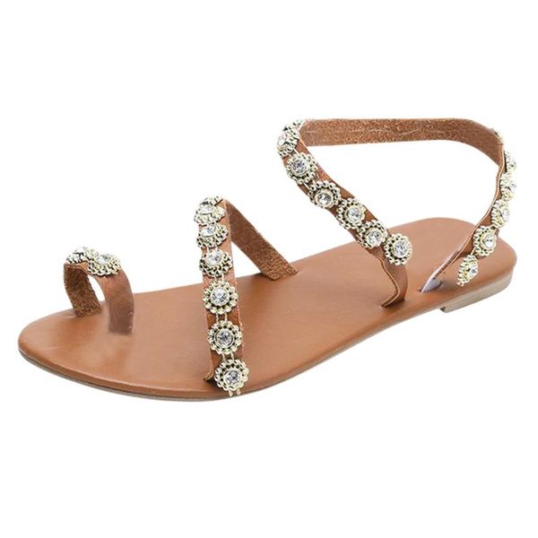 

sandals ladies rhinestones summer beach slippers for women flip flops crystal sliders casual shoes, Black