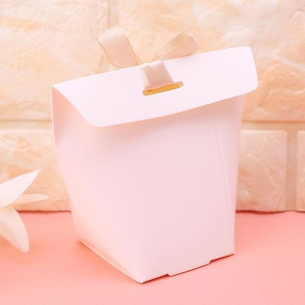 

gift wrap 5pcs paper candy chocolate cake box bag wedding favors party decor ribbon