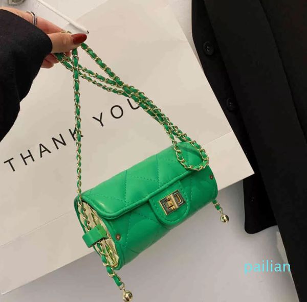 

versatile lingge chain mobile phone bag single shoulder diagonal small female 2021 new fragrance mini lipstick box