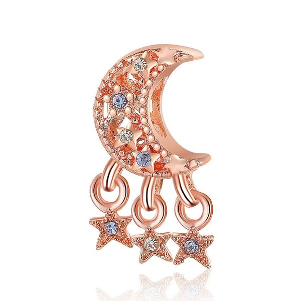 

selling silver 20pcs rose gold dream catcher for pandora european charms beads pendant dangle fit snake safety chain diy charm bracelet jewe, Black