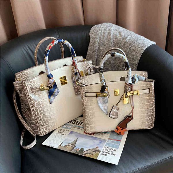 

advanced crocodile 2021 new fashion women's small with one shoulder handbag