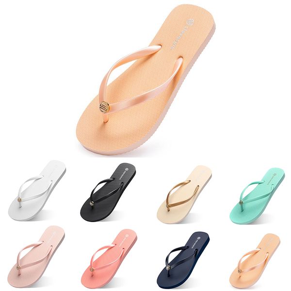 Flip Flops Mulheres Praia Moda Chinelos Hotel Interior Chinelo Triplo Preto Ferrugem Rosa Branco Limão Verde Fresco Cinza Mulheres Sapatos Treze 197 S