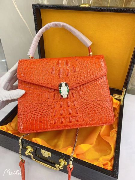 

bag 2021 high grade leather women's hand msenger bag net red