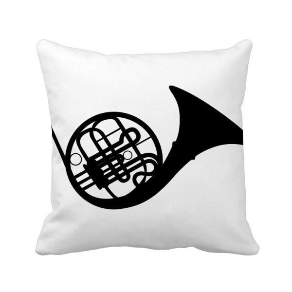 

pillow horn classical beatiful music crazy throw square cover