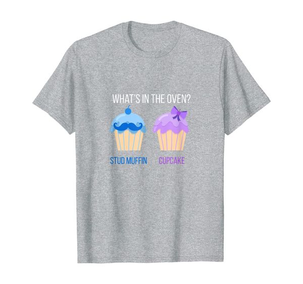 

gender reveal shirts for reveal party - whats in the oven, White;black