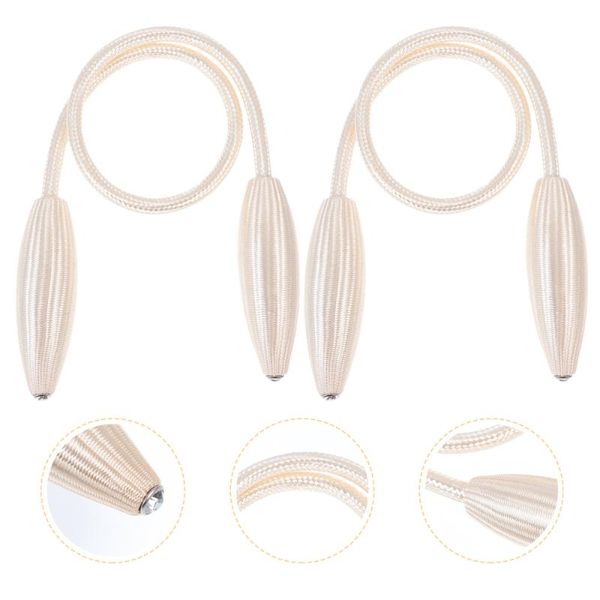 

curtain & drapes 2pcs household tie durable strap door ornament beige