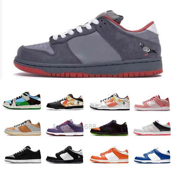 

dead x dunks viotech mens sports sneakers chunky dunksy safari panda pigeon platform low women men running shoes skateboard fm fao qg, Black