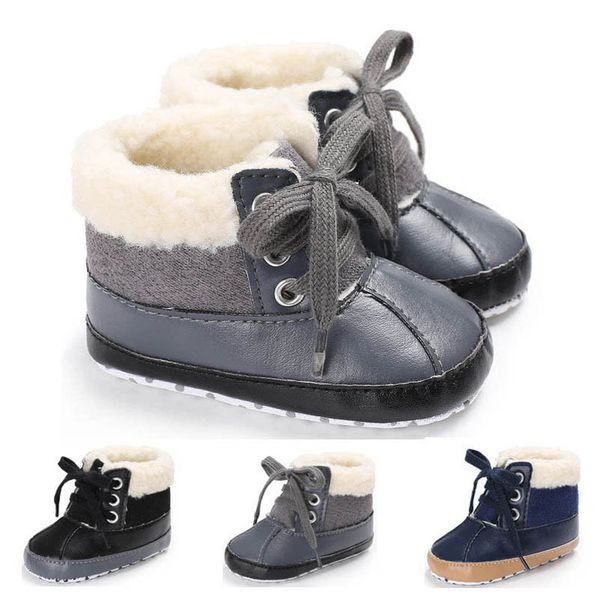 

baby shoes first walkers newborn shoe girls boys boot infant footwear moccasins soft toddler wear winter keep warm snow boots leather 0-1t b