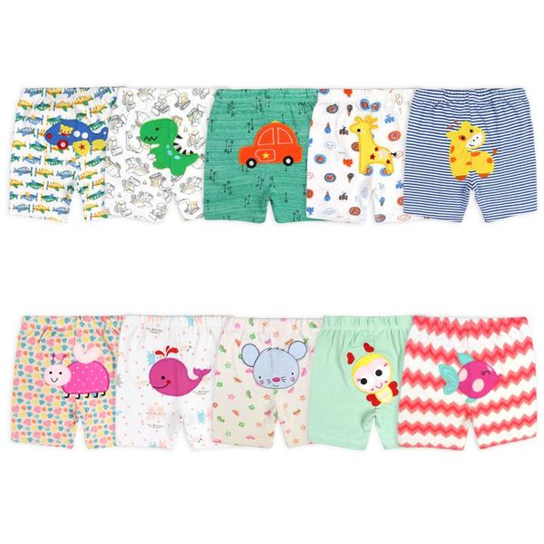

[2 pcs/lot random color]elvesnest born baby shorts cartoon print girl summer toddler clothes 3-24 months, Black