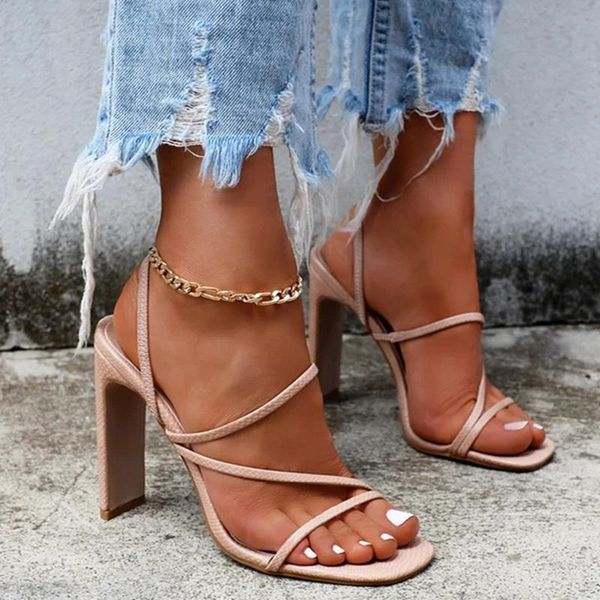 

dress shoes 2021 women sandals ladies high heels woman slippers open toes fashion party female lady for, Black