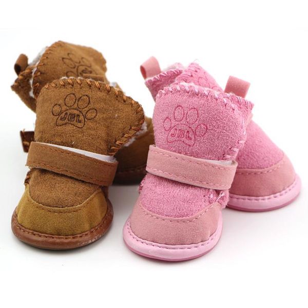 

dog apparel winter waterproof thick snow pet shoes dogs chihuahua animal warming plush pets puppy cats warm boots