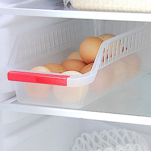 

storage bottles & jars refrigerator shelves shelf rack box drawer type organizer save space for kitchen lsf