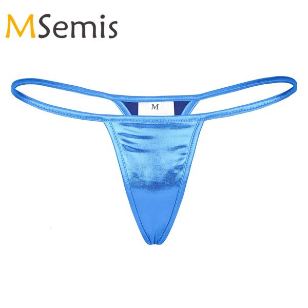 

women women's swimwear lingerie underwear shiny metallic leather bath-fashion layout mini bikini g-string t-back thongs, Black;pink