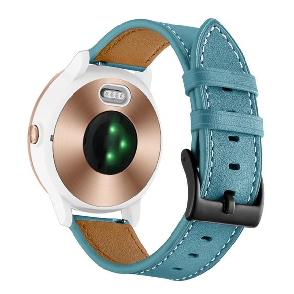 

watch bands fashion leather strap for garmin vivoactive 3 band watchband replacement watchbands bracelet, Black;brown